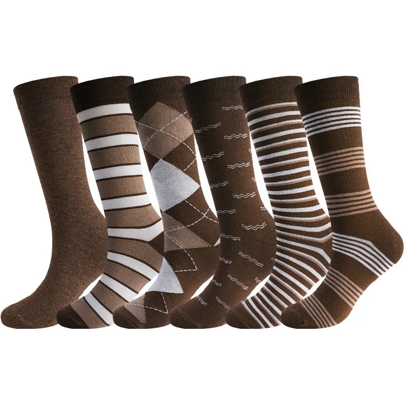 Dress Sock Men - 6 Paia di Calzini a Righe