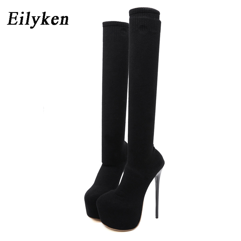 Knee High Sock Women - Eilyken 17CM Tacchi con plateau Donna