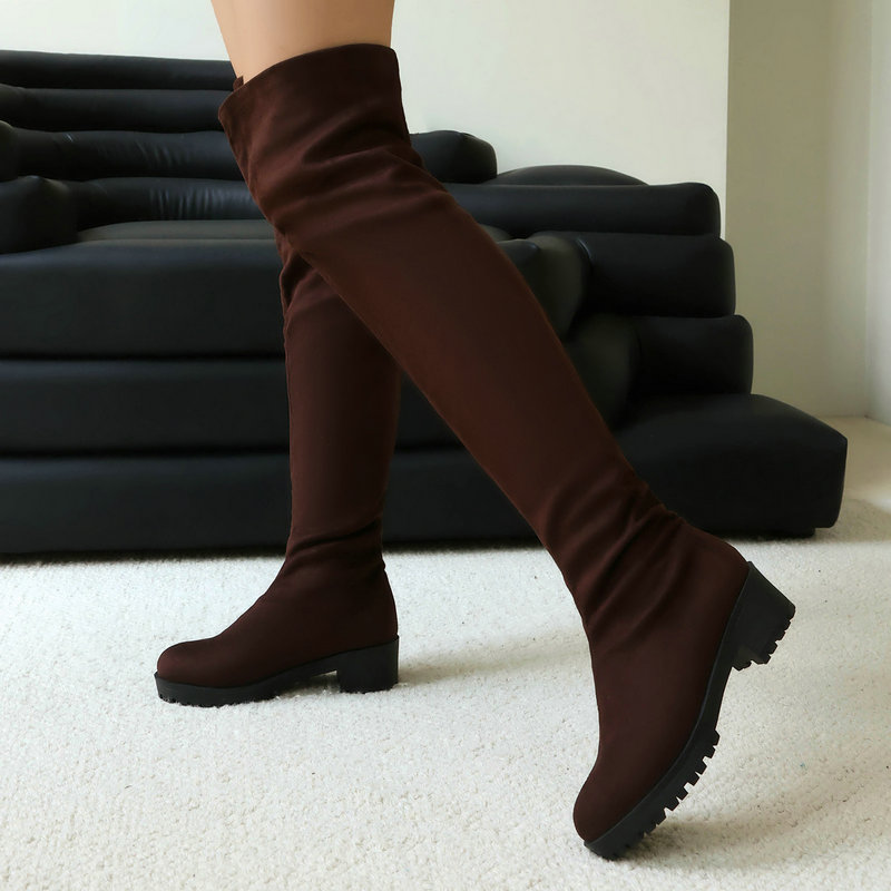 Scarpe da donna slip-on flocca - Knee High Sock Women recensione e prezzo