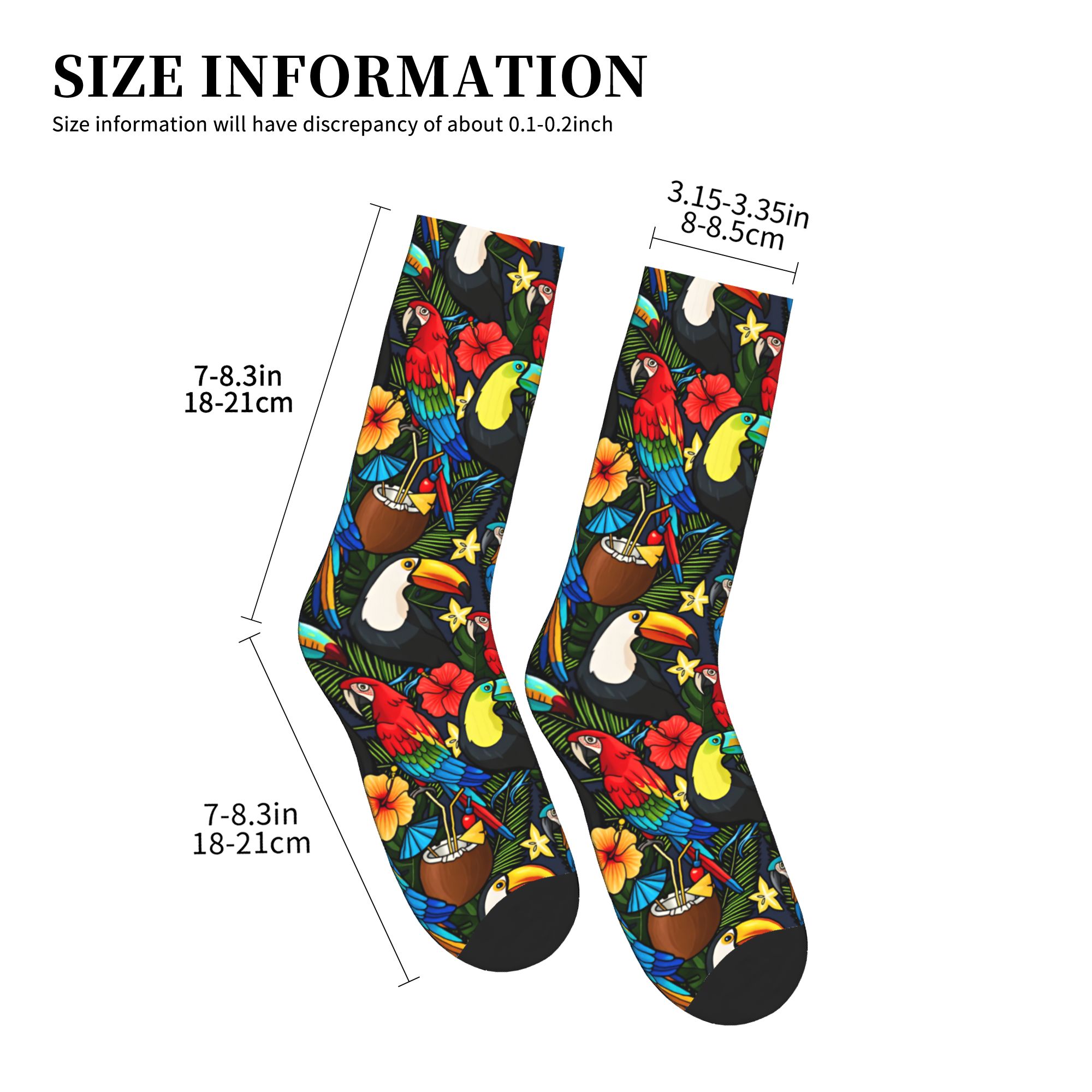 Calzini da uomo Tropical Macaw - Dress Sock Men recensione e prezzo